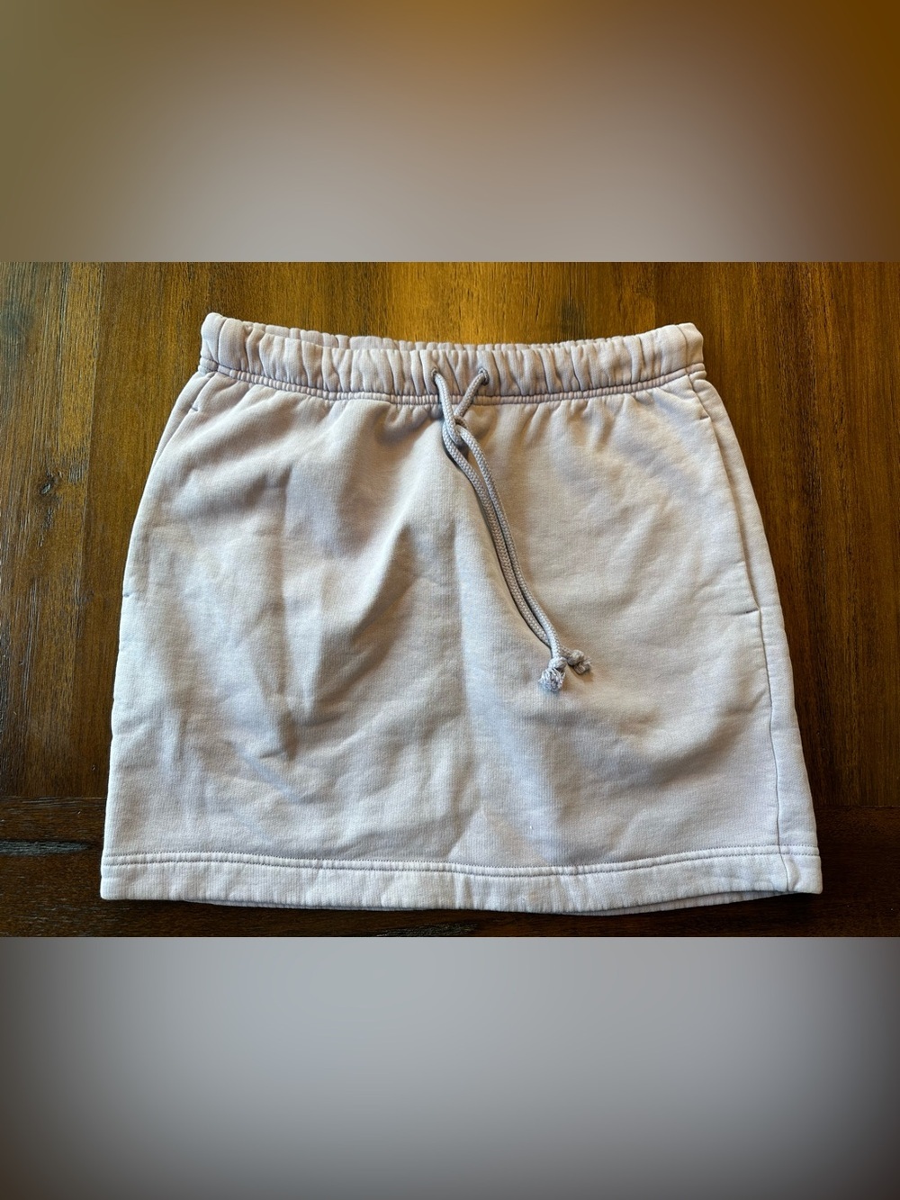 Wilfred Drawstring Mini Skirt - Pale Lavender- size Small